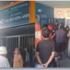 Kondisi kantor Cabang Aplikasi OMC yang digeruduk anggotanya. (ist)