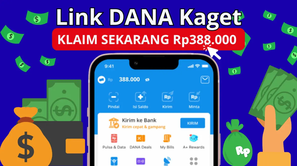 Ditransfer Saldo DANA Gratis Rp388.000 Tanpa Aplikasi, Cek Linknya di Sini