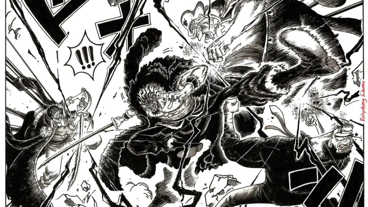 Spoiler One Piece 1156: Ancaman Rocks untuk Pemerintah Dunia, Cinta Segi 4 Dalam Duel Sengit Rocks D. Xebec vs Gol D. Roger dalam manga One Piece.