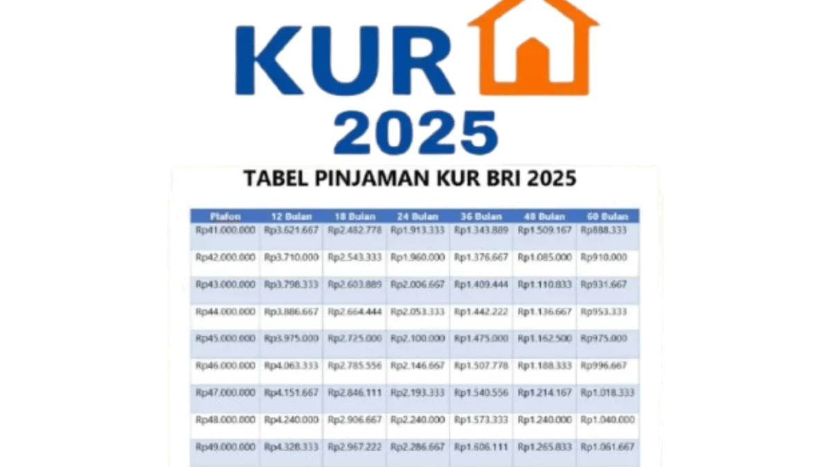 Angsuran KUR BRI 2025 untuk UMKM Mulai Cicilan Rp 19 Ribuan? Cek di Sini!