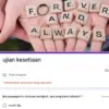 LINK Tes Ujian KESETIAAN via Google Docs Juli 2025, Cek Seberapa Setia Pasangan Kamu