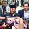 Sekda Jabar Herman Suryatman saat di DPRD Jabar, Selasa (1/7)