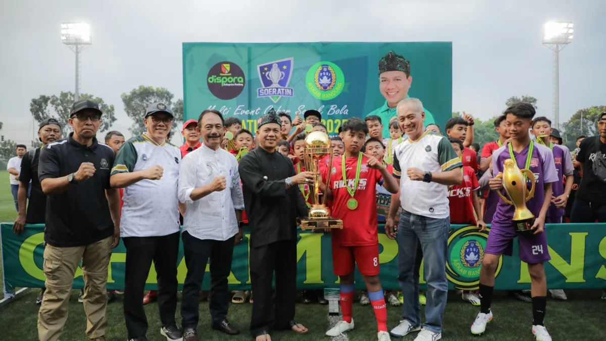 Rick's Sayati Juara Soeratin Cup 2025, Bupati Bandung: Banyak Bibit Pesepakbola Hebat