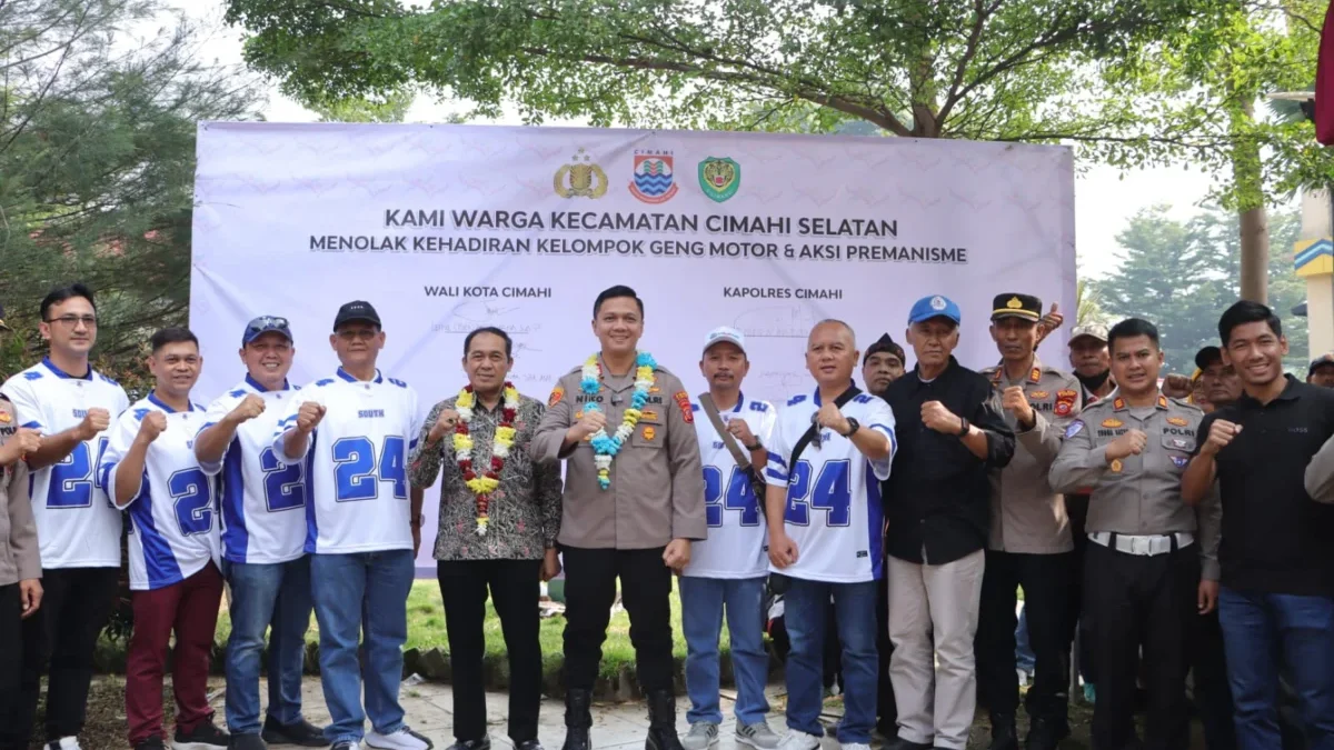Pernyataan Sikap Anti Premanisme dalam HUT Kecamatan Cimahi Selatan ke-23 (mong)