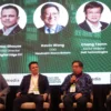 CEO NeutraDC Group Andreuw Th.A.F (kedua dari kiri) saat diskusi panel pada acara SIJORI - Cloud and Datacenter Convention 2025, di Singapura, Kamis (10/7).