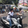 Seorang pengendara terjaring operasi patuh lodaya di Bogor
