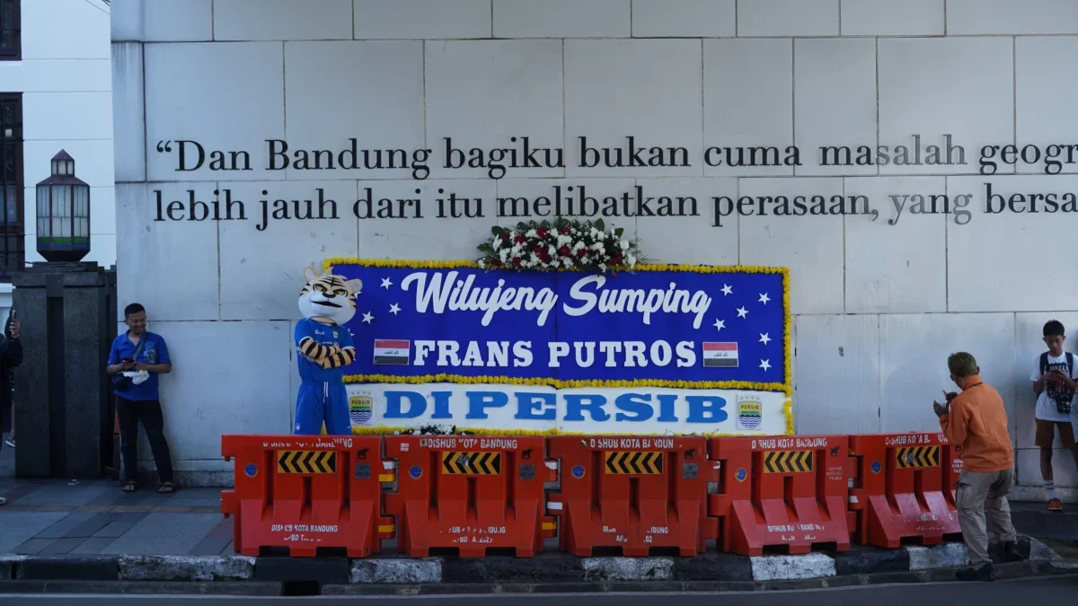 Pengumuman pemain baru Persib di jalan Asia Afrika / Foto Persib