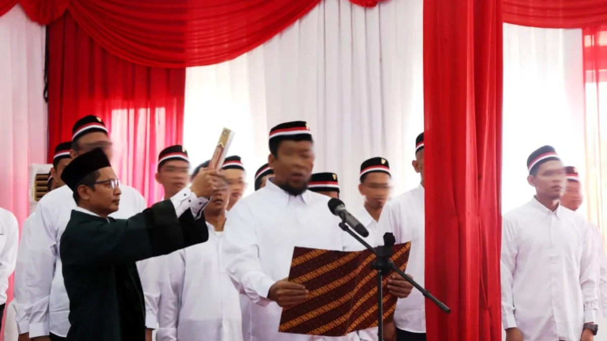 Sesi ikrar setia napiter (ist)