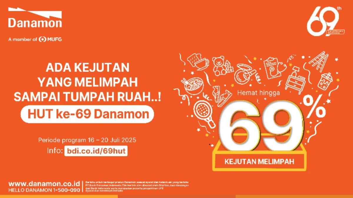 Danamon Rayakan Hari Jadi ke-69 Bertajuk Tumbuh Bersama, Maju Bersama Danamon Rayakan Hari Jadi ke-69 Bertajuk Tumbuh Bersama, Maju Bersama