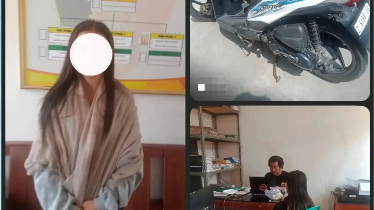 Mengaku Terlilit Utang, Wanita di Banjar Nekat Mencuri Motor Teman, Ternyata STNK-nya Dicuri Lebih Dulu!