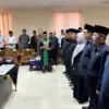 Wali Kota Banjar Ir H Sudarsono melantik delapan pejabat administrator dan pejabat pengawas di lingkungan Disd
