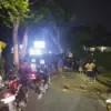 Truk tronton alami masalah kendali dan terguling di jalan Kolmas KBB menuju Cimahi (ist)Truk tronton alami mas