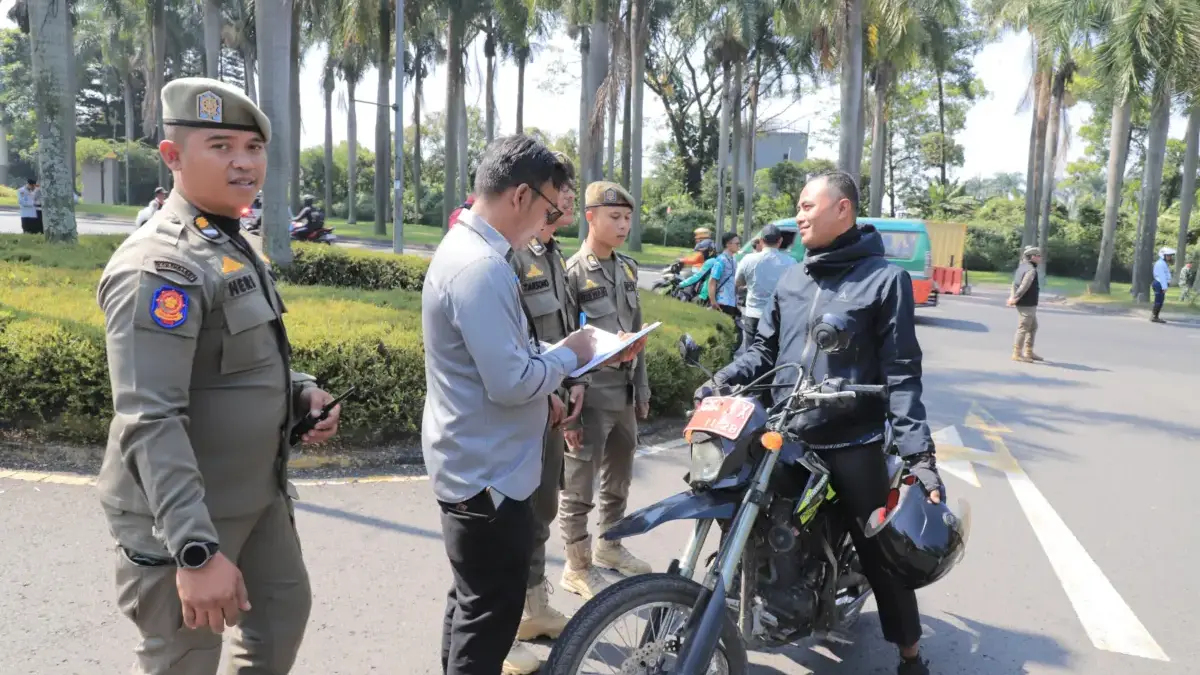 Operasi Gaktib di KBB, TNI dan Pemda Razia Kendaraan Milik Negara