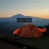 Bukit Baros Ciamis, Camping Seru di atas Awan