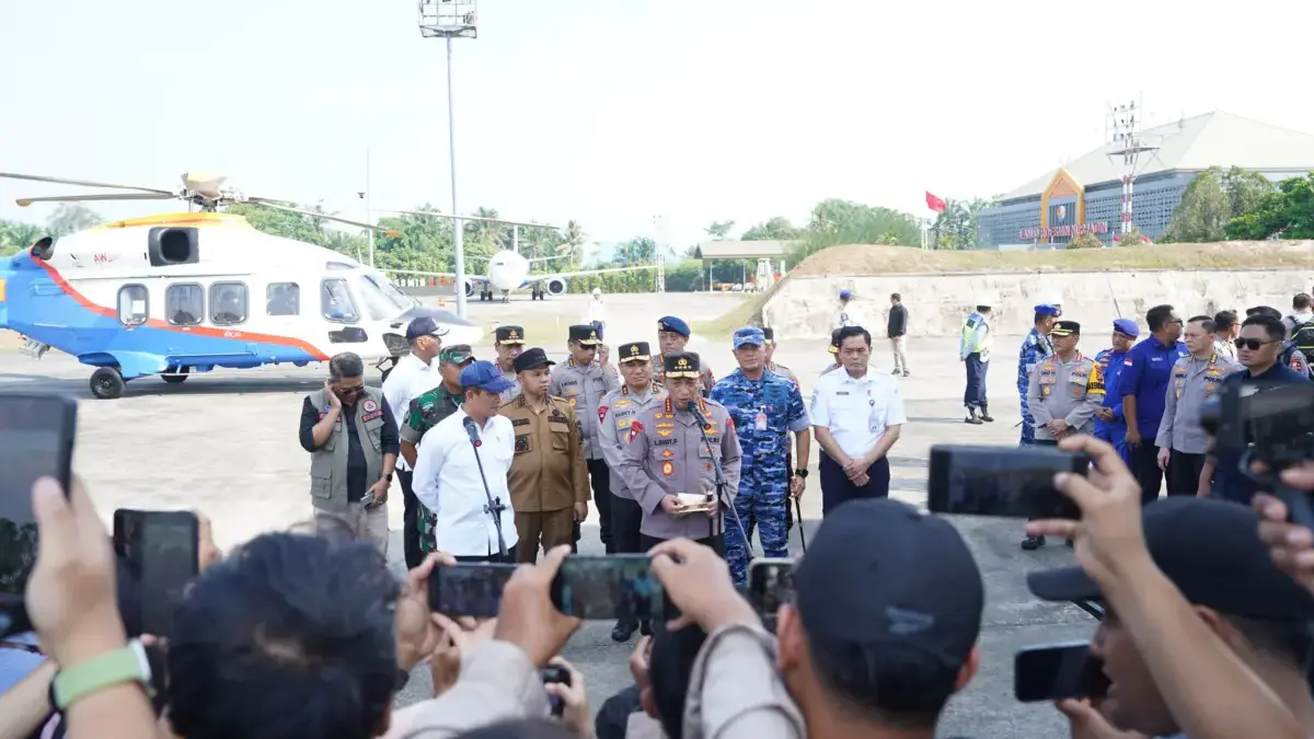 Tinjau Karhutla di Riau, Kapolri: Masih Terkendali