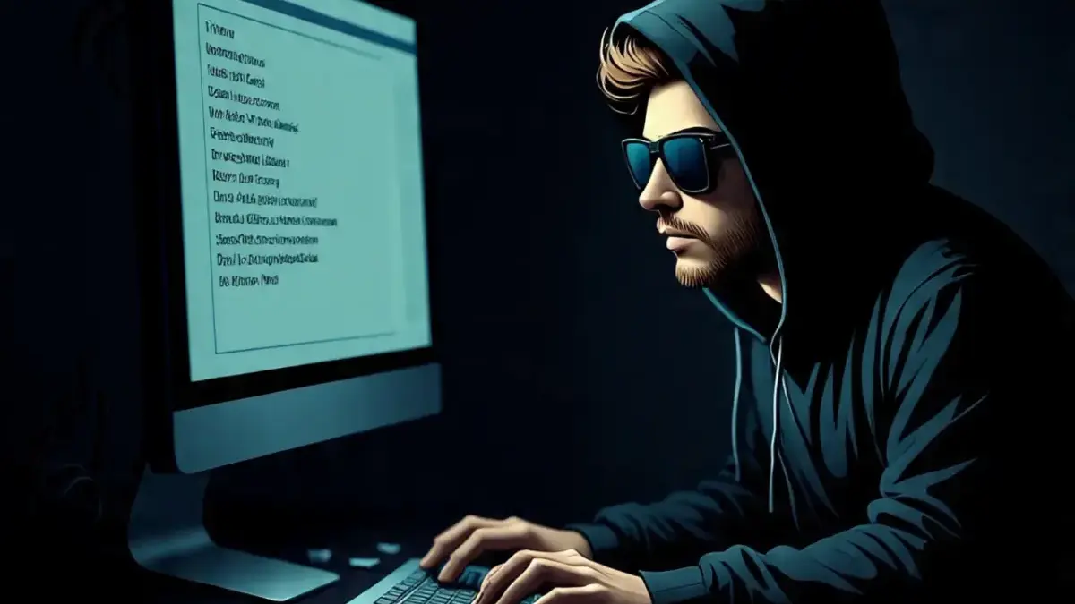 Ilustrasi hacker (Meta AI)