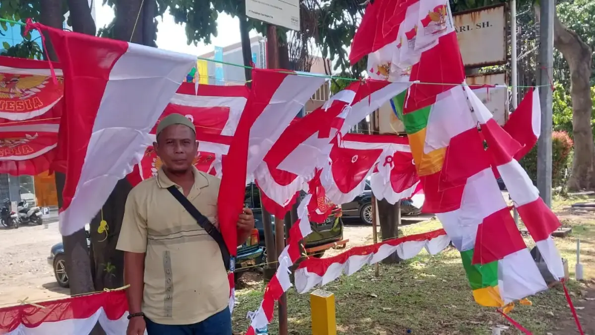 Meriahkan Hari Kemerdekaan, Penjual Minta Pemerintah Kota Bogor Wajibkan Masyarakat Pasang Bendera