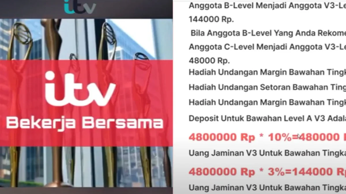 Aplikasi ITV Menjanjikan Uang