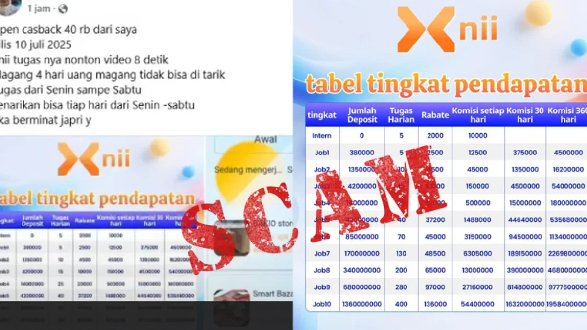Aplikasi XNII Cashback