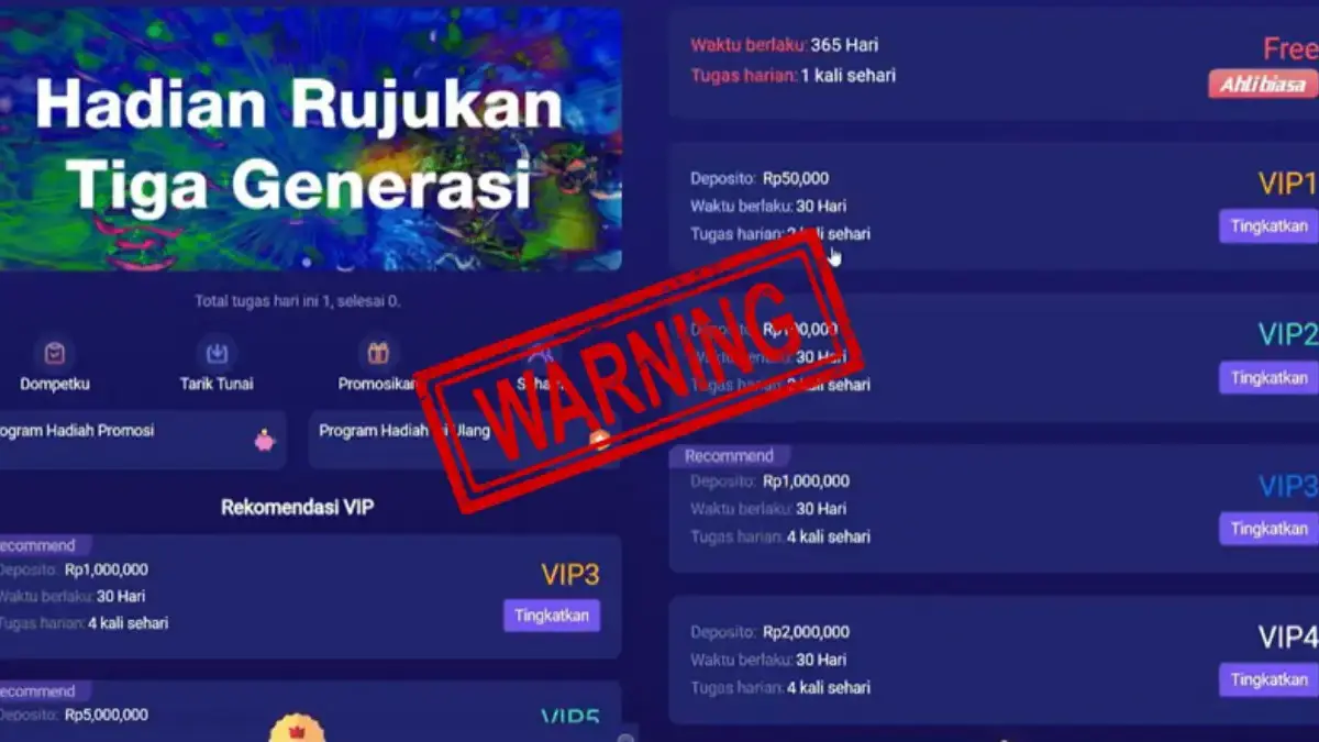Aplikasi Happy Video Ternyata Skema Ponzi Berkedok Aplikasi Penghasil Uang Aplikasi Happy Video Ternyata Skema Ponzi