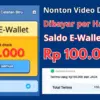Modal Nonton Video Dibayar Rp100 Ribuan per Hari? Coba Aplikasi Penghasil Saldo DANA Tercepat 2025 Ini!