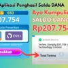 Ayo Kumpulin Saldo Rp207.754 Menggunakan Aplikasi Penghasil Saldo DANA 2025