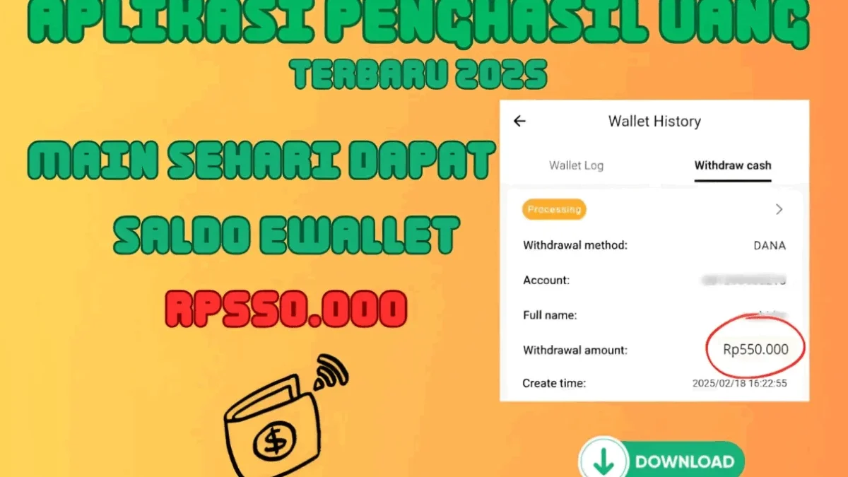 Inilah Aplikasi Penghasil Uang Terbaru 2025 yang Bisa Kasih hingga Rp550.000 Sehari