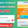 Terima Rp74.540 Kurang dari 10 Menit Menggunakan Aplikasi Penghasil Uang 2025