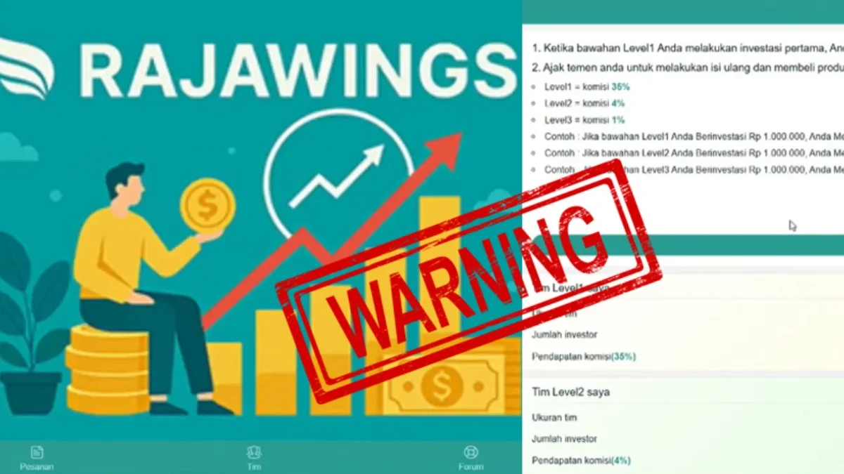 aplikasi Rajawings diklaim aplikasi penghasil uang