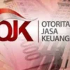 Ilustrasi logo Otoritas Jasa Keuangan (OJK).