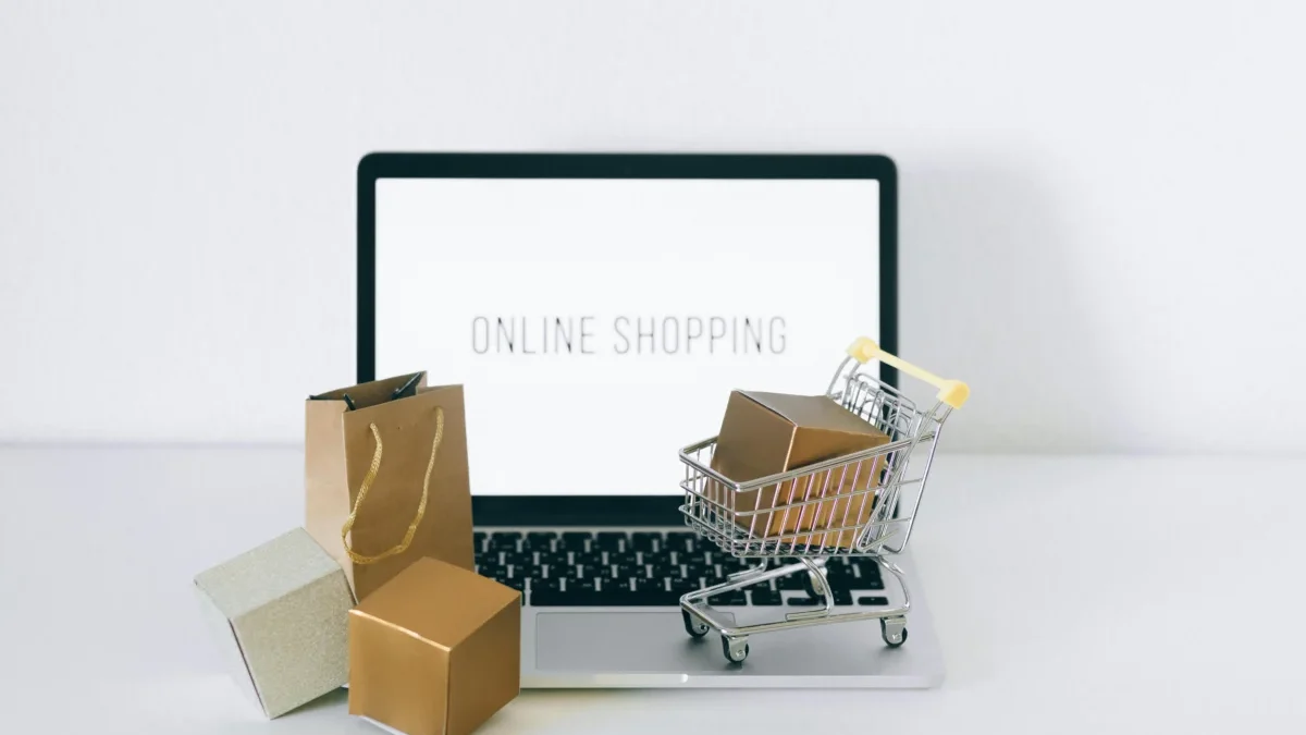 Ilustrasi belanja online.
