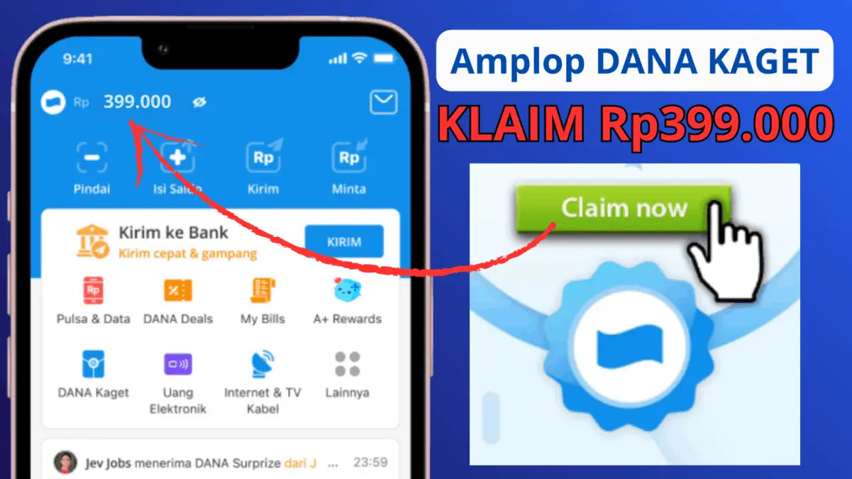 Kiriman Saldo DANA Gratis Rp399.000 Tinggal Klik Linknya di Sini!