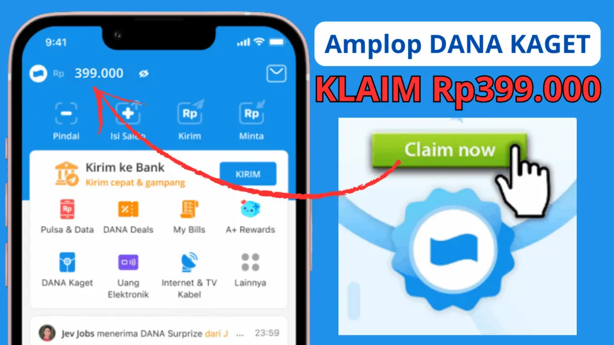 Ambil Saldo DANA Gratis Rp399.000 dari Link Dana Kaget Ini, Tanpa Game Tanpa Ribet! Ambil Saldo DANA Gratis Rp399.000 dari Link Dana Kaget Ini, Tanpa Game Tanpa Ribet!
