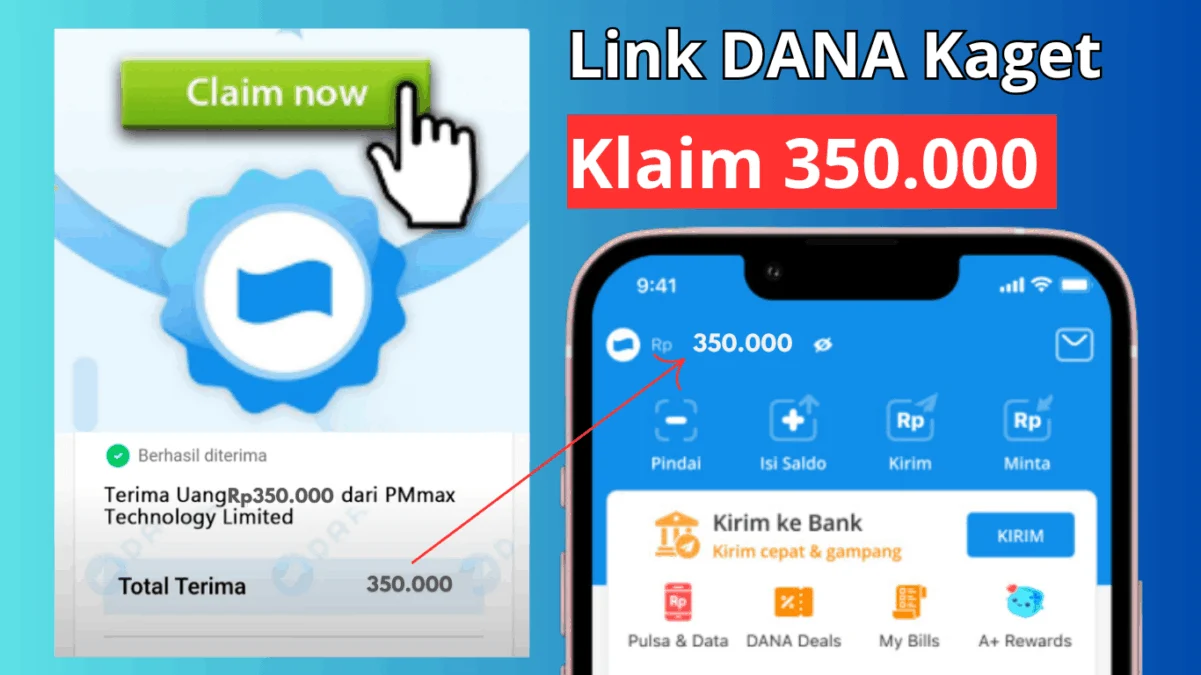 Terima Langsung Saldo DANA Gratis Rp350.000 Cukup Klik Link DISINI!