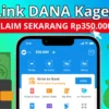 Cuma Modal Nomor HP, Tarik Saldo DANA Gratis hingga Rp350.000 Tanpa Aplikasi Tambahan!