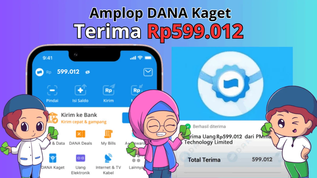 Saldo DANA Gratis Rp599.012 Cukup Klik Amplop Disini!
