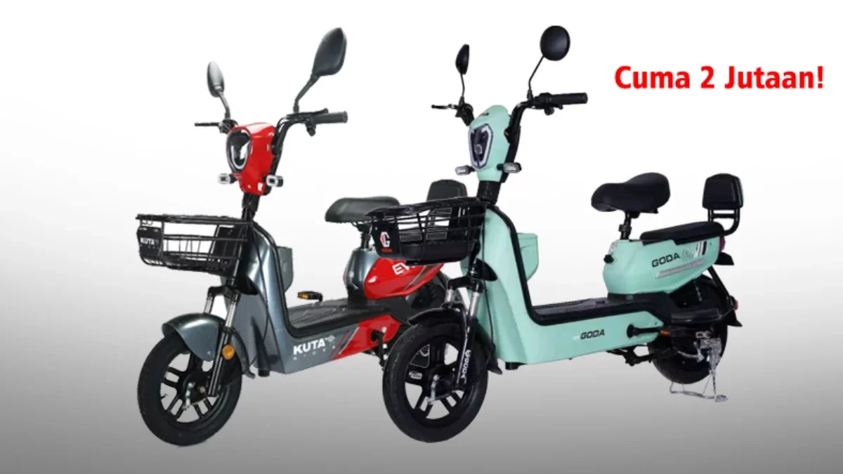 Sepeda Listrik Harga Rp2 Jutaan