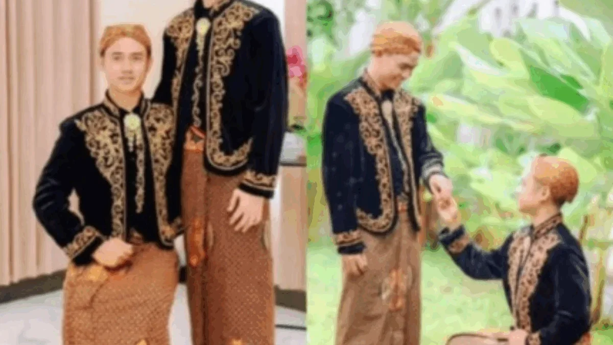 Viral Prewedding Pernikahan Sesama Jenis Pakai Adat Jawa, Salah Satunya Duda Anak Satu Viral Prewedding Pernikahan Sesama Jenis Pakai Adat Jawa, Salah Satunya Duda Anak Satu