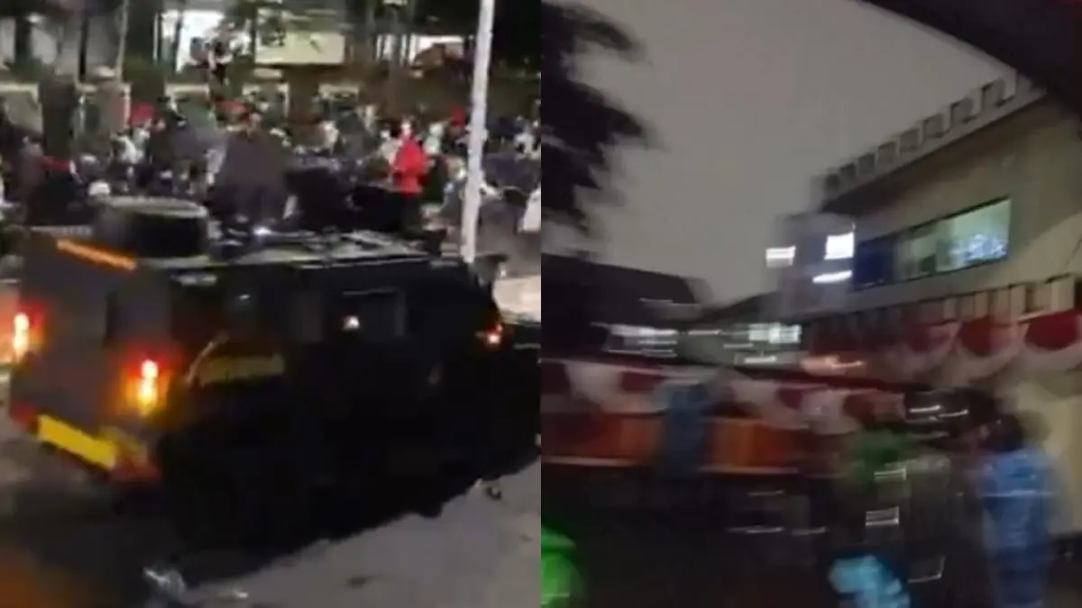 Ojol Tewas Terlindas Rantis Brimob, Massa Geruduk Mako Kwitang