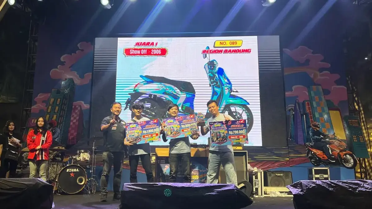 Para pemenang Honda Modif Contest 2025 Bandung di kategori Show Off