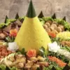 ILUSTRASI Nasi Tumpeng yang disebut tradisi agama lain.