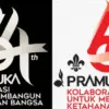 Logo resmi peringatan Hari Pramuka ke-64 Tahun 2025