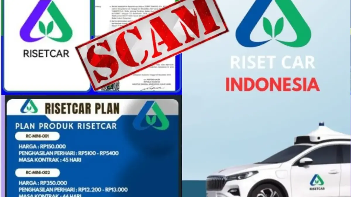 aplikasi Risetcar yang diisukan scam