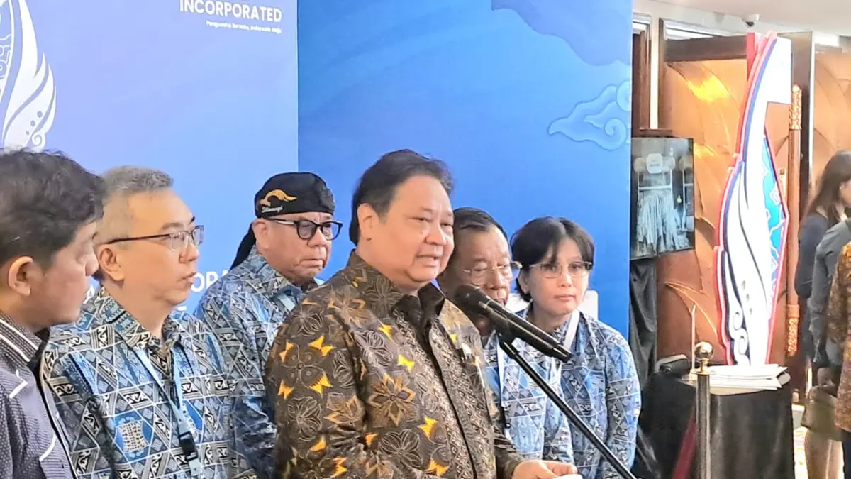 Rakerkonas APINDO ke-34, Menko Airlangga Minta Pengusaha Seluruh Indonesia Fokus Pada Penciptaan Lapangan Kerj Menteri Koordinator Bidang Perekonomian RI, Airlangga Hartarto saat membuka Rakernas APINDO ke-34