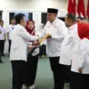 Bupati Bogor Rudy Susmanto secara resmi melantik Dewan Kehormatan dan pengurus PMI Kabupaten Bogor periode 202