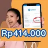 Cara Dapat Saldo DANA Rp414.000 dari Aplikasi Penghasil Uang
