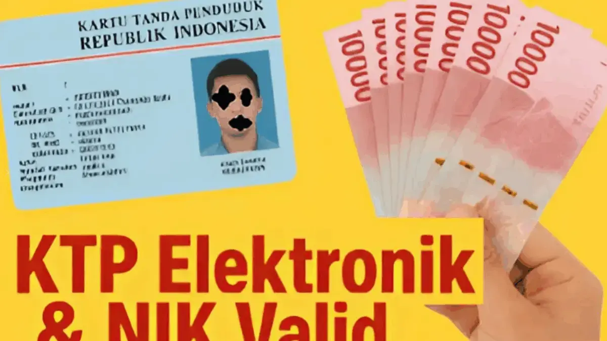 KTP Elektronik dan NIK Valid Bisa Hasilkan Rp825 Ribu, Begini Caranya
