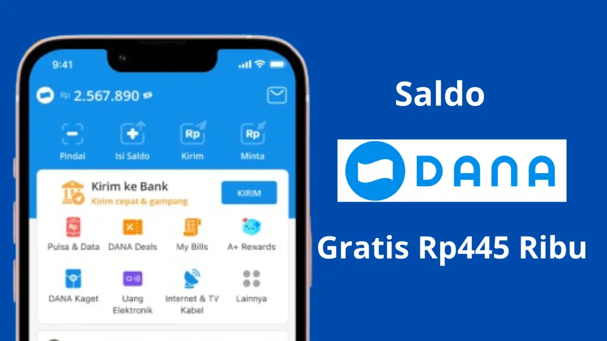 Klaim Saldo DANA Rp445 Ribu Gratis, Jangan Sampai Telat Klik! Klaim Saldo DANA Rp445 Ribu Gratis, Jangan Sampai Telat Klik!
