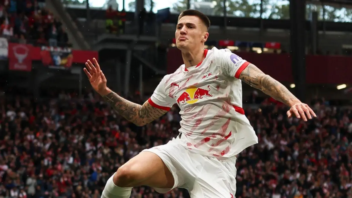 Benjamin Sesko penyerang baru Manchester United.