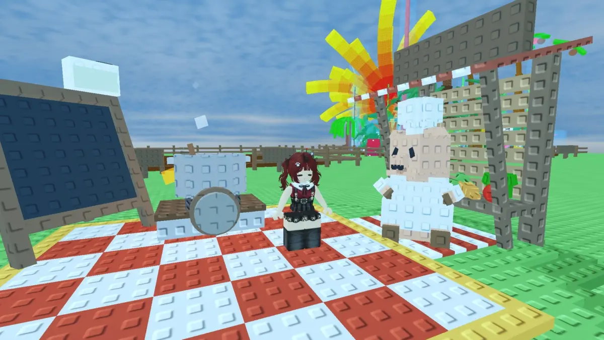 Gameplay Cooking Event Grow a Garden.